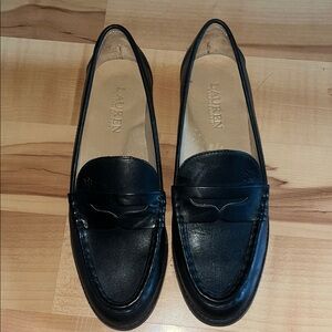 Lauren Ralph Lauren Classic Black Loafers